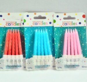 Lilin Ulang Tahun Ulir Warna Warni