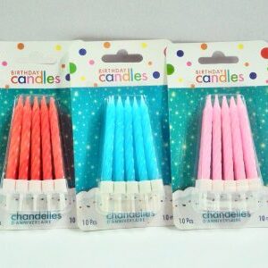 Lilin Ulang Tahun Ulir Warna Warni