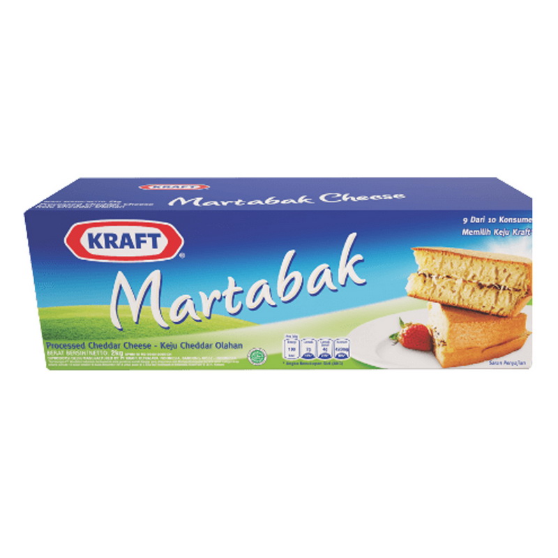  Keju  Kraft  Martabak Cheese 2Kg TOKO ELMANNA