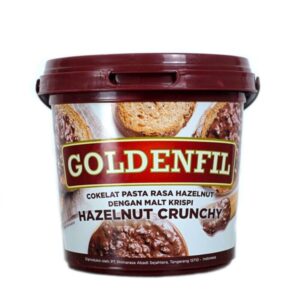 Goldenfil Hazelnut Crunchy Selai Hazelnut 1Kg