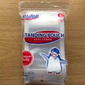 Standing Pouch STP 9x15 Seal Lebar Merk Blutop isi 50lbr