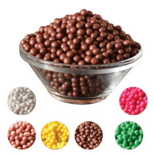 Cracker Ball Chocolate Crispy Ball Chefmate Varian Coklat Bag 2,5Kg