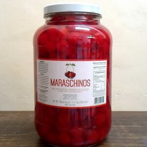 Buah Red Cherry Merah Tangkai Maraschinos Botol Ceri Toples