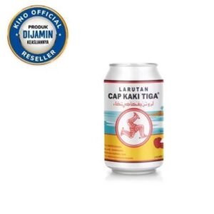 Cap Kaki Tiga Rasa Leci Kaleng 320ml - 1 Karton (24pcs)