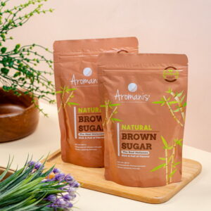 Organic Brown Sugar Aromanis 250gr Gula Baik