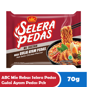 ABC Mie Instan Selera Pedas Gulai Ayam Pedas 70gr