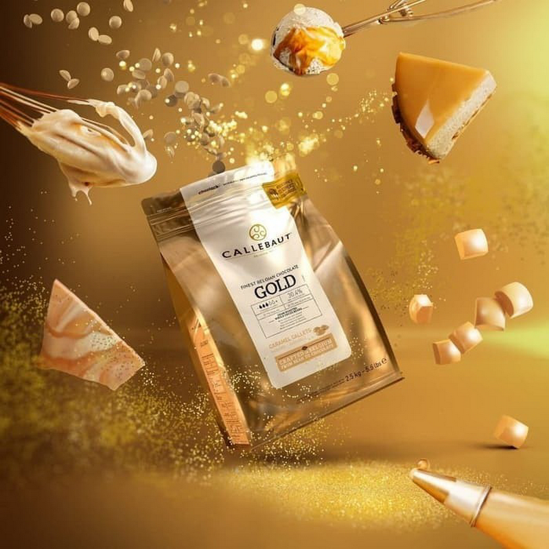 Callebaut Gold Caramel Chocolate 830 Couverture 30,4% Belgia