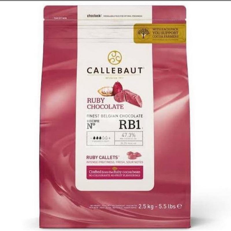 Callebaut RB1 Ruby Chocolate 33% Belgia