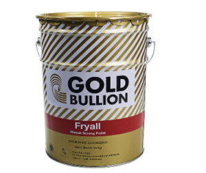 Minyak Padat Gold Bullion Fryall Tin Pail 18Kg
