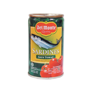 DELMONTE Sardines Saus Tomat Klg 155g