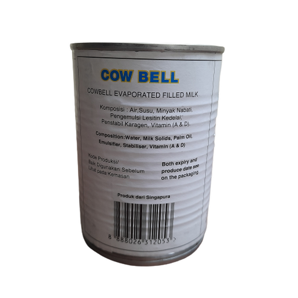 Susu Evaporasi Cow Bell Evaporated Milk 385g TOKO ELMANNA