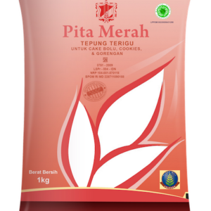 Tepung Terigu Pita Merah 1Kg Carton Sriboga