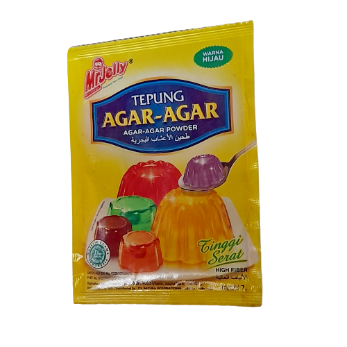 Agar-Agar Hijau MrJelly Mr Jelly Sachet 7gr