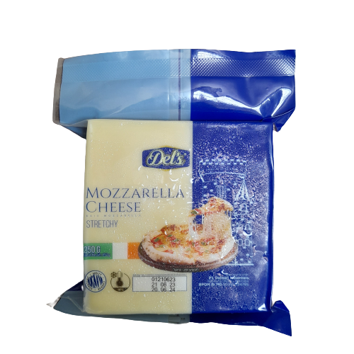 Keju Mozarella Cheese Del's Stretchy 250gr