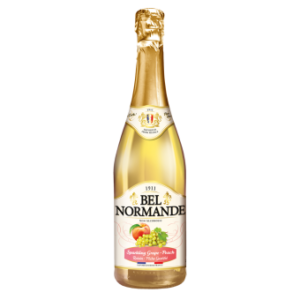 Juice Sparkling Grape Peach Bel Normande