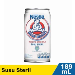 Bear Brand Nestle Susu Steril Cair 189ml