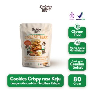 Cheesethins Cookies Ladang Lima 80g - Healthy Food Snack Gluten Free