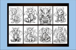 Mewarnai Gambar Naga Anak Digital