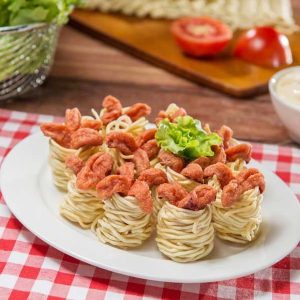 Resep Viral Sosis Mie Gulung Kekinian