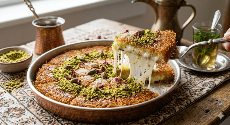 Apa Itu Kunafa ? Resep dan Cara Membuat Kunafa Lezat