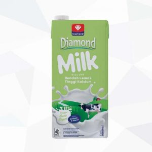 DIAMOND Susu UHT Low Fat Plain 1000ml