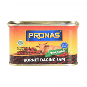 Pronas Kornet Daging Sapi Rasa Pedas 198g