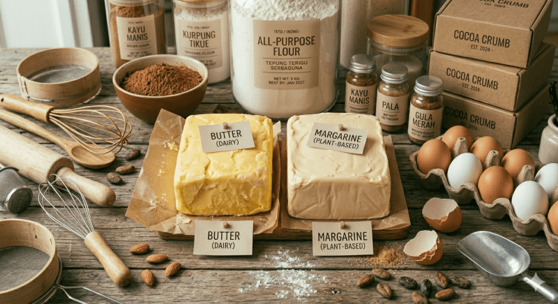 Perbedaan Margarin dan Butter untuk Kue & Baking