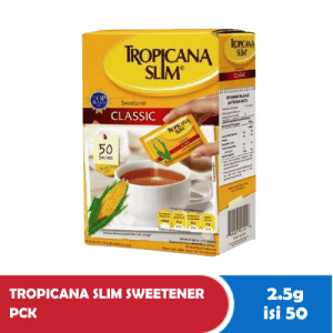 Tropicana Slim Sweetener Low Calorie Box 50x2,5g