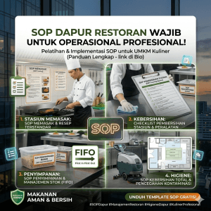7 Contoh SOP Dapur Restoran Siap Pakai