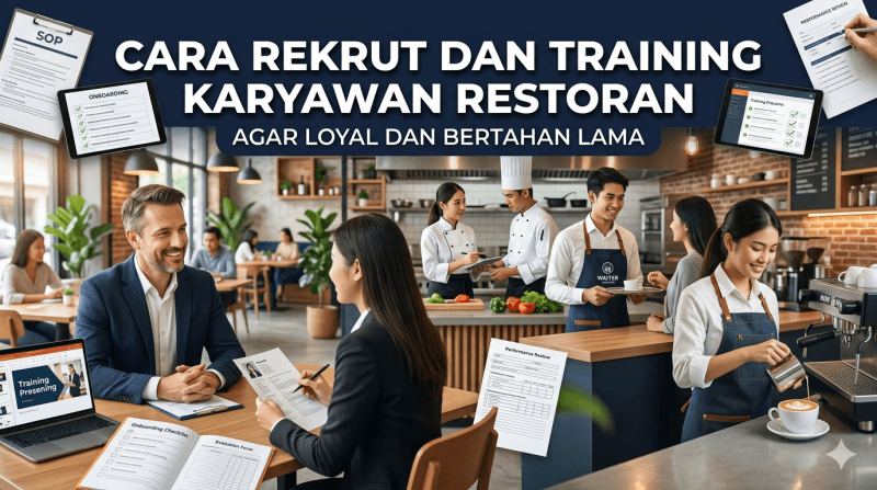 Cara Rekrut dan Training Karyawan Restoran yang Bertahan Lama