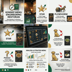 Menu Engineering : Cara Desain Menu Agar Pelanggan Pilih Menu Paling Untung