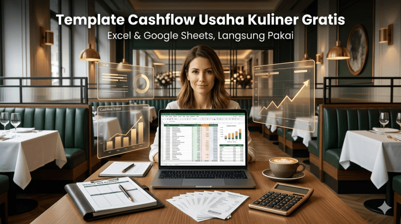 Template Cashflow Usaha Kuliner Gratis