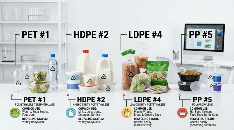 Jenis Plastik Food Grade dan Kegunaannya untuk Makanan