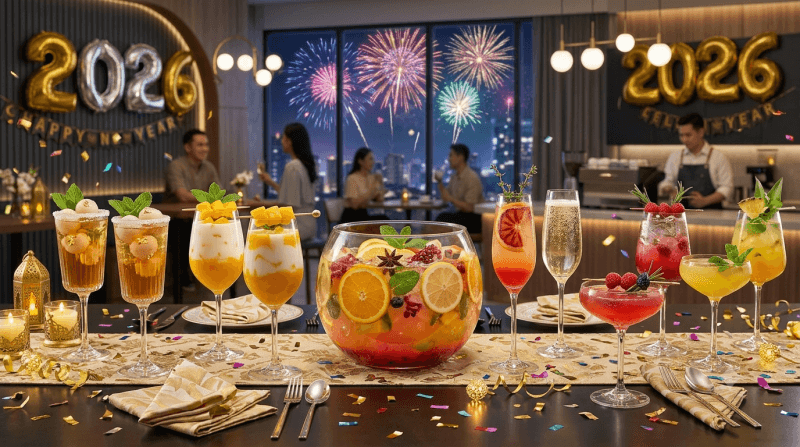 Resep Minuman Tahun Baru untuk Cafe dan Acara Spesial