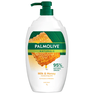Palmolive Body Wash Sabun Milk Honey 1L
