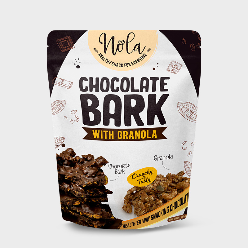 Chocolate Bark With Granola