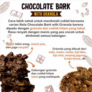 Chocolate Bark With Granola