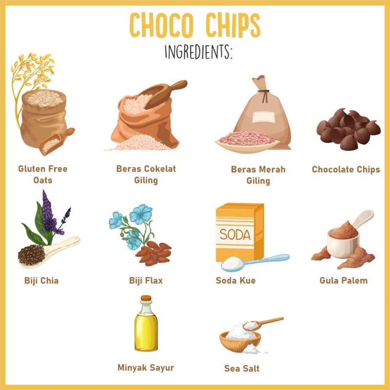 Nola Gluten Free Cookies Choco Chips