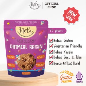 Nola Gluten Free Cookies Oatmeal Raisin