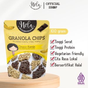 Granola Chips Choco Banana Vanilla Banila Nola