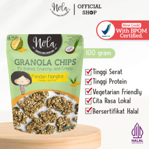 Granola Chip Pandan Nangka Jackfruit Nola