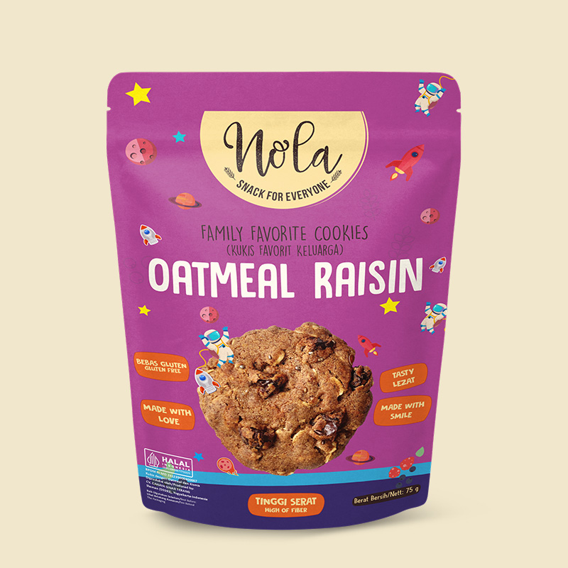 Nola Gluten Free Cookies Oatmeal Raisin