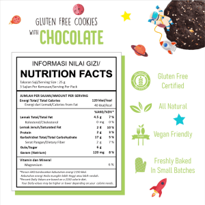 Nola Gluten Free Cookies (with) Chocolate