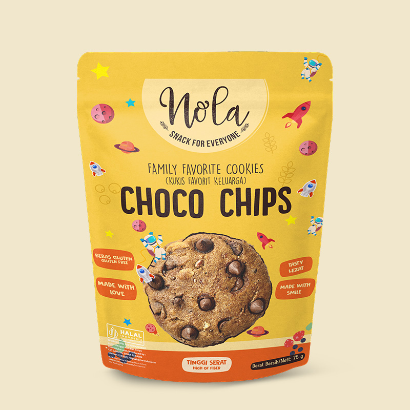 Nola Gluten Free Cookies Choco Chips