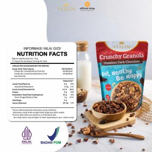 Crunchy Granola Hazelnut Dark Chocolate Verlin