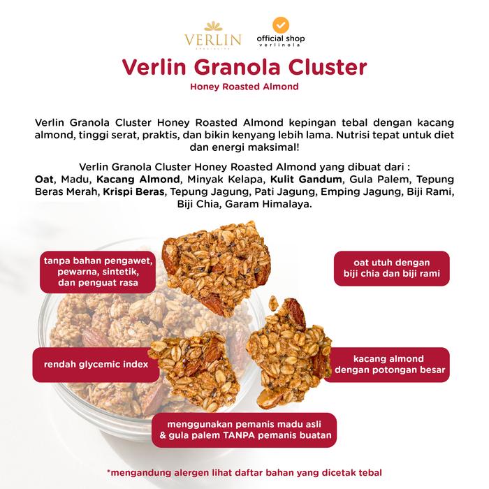Granola Honey Roasted Almond Cluster Verlin