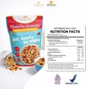 Granola Crunchy Cranberry Almond Verlin