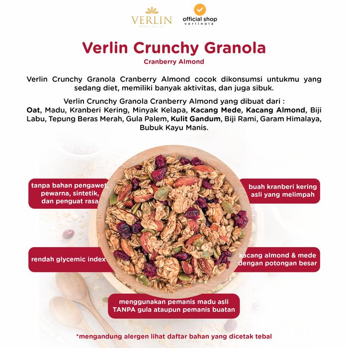 Granola Crunchy Cranberry Almond Verlin