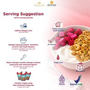 Granola Crunchy Cranberry Almond Verlin
