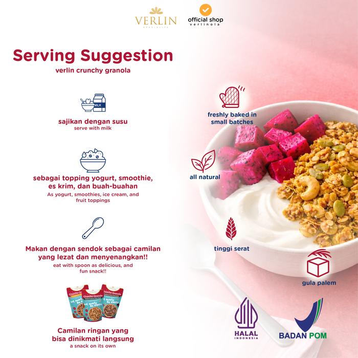 Granola Crunchy Cranberry Almond Verlin
